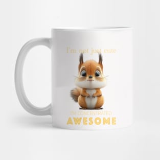 Squirrel Concentrated Awesome Cute Adorable Funny Quote Mug